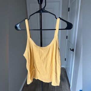 Wild Fable Yellow Crop Camisole Top